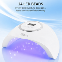 Lampe à ongles UV LED haute puissance 48W - Professionnelle, portable, sans fil, pour usage domestique et en salon, en plastique