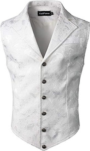 Liu Ming hommes décontracté formel gilets 2025 Vintage mode tendances respirant <span class=keywords><strong>sans</strong></span> manches col en v gilet <span class=keywords><strong>Blazer</strong></span> pour l'automne porter - Product Image 2