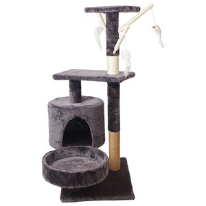 Structure d'escalade pour chat, Nid pour chat, Plateforme de saut pour chat, Structure d'escalade intégrée, Poteau à griffer en sisal pour chats de grande taille - Product Image 1