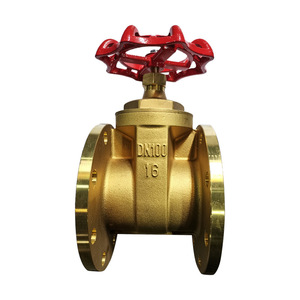 Válvula de Compuerta Extraíble de Latón Forjado DN500 con Logotipo Personalizado, Varilla Oculta, PN16, para Agua y Gas, con Llave y Brida - Product Image 1