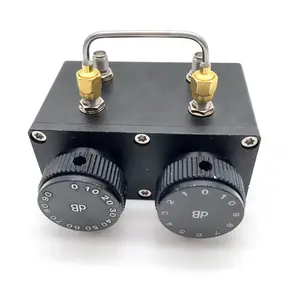 Atenuador manual 2W 90dB com botão variável 1dB passo 6G SMA conector fêmea