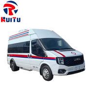 Clinique dentaire mobile diesel JMC rouge, véhicule EURO 6, fourgon médical automatique, longueur 3-8m
