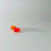 Tubo de Orina Desechable con Tapa Graduada y Colorida, para Pruebas de Sedimento Urinario en Hospitales, Fabricado con Materia Prima PP de Grado Médico Premium