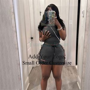 Conjunto Deportivo para Mujer: Sujetador con Cuello en U y Almohadillas Removibles Sin Costuras, y Shorts de Ciclismo Moldeadores - Product Image 3