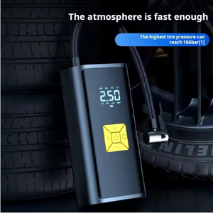 핫 세일 휴대용 12V 무선 전기 공기 압축기 펌프 ABS 다기능 디지털 무선 자동차 타이어 팽창기 - Product Image 5