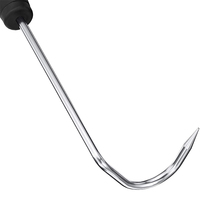 Tourne-viande en acier inoxydable ABS antidérapant pour barbecue, avec crochet, résistant à la chaleur, facile à nettoyer, qualité alimentaire, modèle de luxe