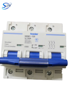 Disjoncteur miniature NDM1-125 3P 100A, dispositif électrique basse tension pour protection contre les surcharges - Product Image 1