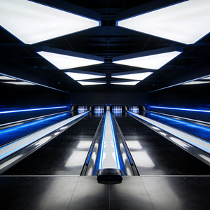 <strong>Indoor</strong> <strong>Recreational</strong> <strong>Sports</strong> Bowling Balls with Duckpin Lanes and Automatic Scoring for Entertainment Venue - Product Image 2