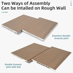 Customized Waterproof and Fireproof <strong>Honeycomb</strong> <strong>Wall</strong> Panels Jointed by Double Grooves with Slot for Indoor Decoration - Product Image 3