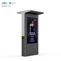 Afficheur numérique vertical extérieur de 75 pouces, lecteur publicitaire LCD
