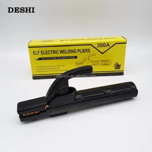 DESHI Fábrica Econômica Elétrica Soldagem Alicate 300a Soldagem Handle Alicate Não Quente para Mão Industrial Grade Soldagem Grampos