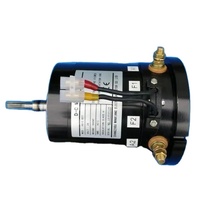 Sikat DC XQ-0.85T 24V 850W, Kit konversi mesin skuter listrik Motor BLDC dengan rem