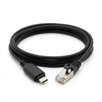 Kabel Ethernet USB-C ke RJ45, Kabel LAN Gigabit 100Mbps 1000Mbps Tipe C ke RJ45 untuk Laptop, Ponsel, Tablet