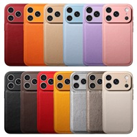 Coque de protection anti-chute haut de gamme en grain de litchi marron Maillard pour iPhone 18 Pro Max, compatible également avec iPhone 17, 16, 15, 14, 13