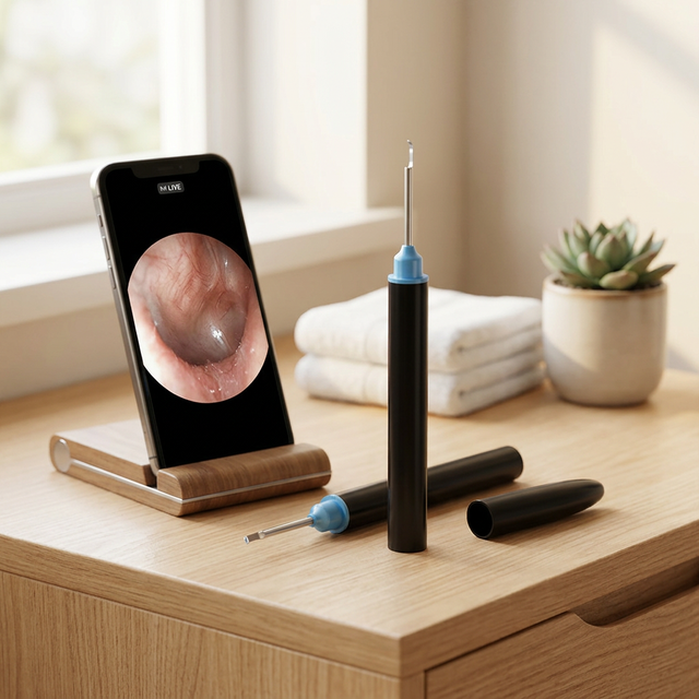 Hot Selling Visual Earpick Intelligent Wireless Visual Earpick Waterproof Earpick Earscoop Visual Earwax Cleaner for Home Use