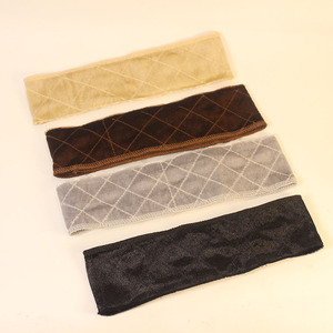 Orden personalizada ajustable hecho a mano antideslizante peluca agarre banda con pelo de Peluca de terciopelo de doble cara - Product Image 5