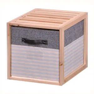 图案OEM木制抽屉框架立方体组织器存储立方体