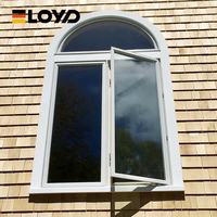Fenêtre coulissante simple Eloyd sur mesure, cadre en alliage d'aluminium français, double vitrage trempé, certifiée Energy Star, anti-insectes