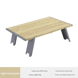 Mesa Rectangular Plegable de Aleación de Aluminio Mini Portátil Ultraligera para Exteriores - Mesa de Café y Té Ultrapequeña para Acampar y Ocio - Product Image 3
