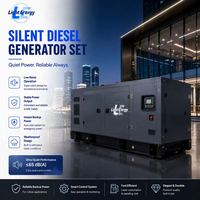 Groupe électrogène diesel insonorisé 50 kW 62,5 kVA avec contrôleur Smartgen et ATS