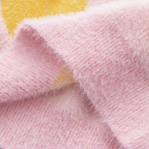 Automne bébé filles chandails enfants à manches longues coton tricoté vêtements enfants vison laine dessin animé imprimé pull pour les filles - Product Image 5