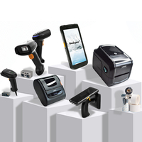 Escáner de Código QR de Escritorio, Lector de Códigos de Barras 2D, Lector de Códigos QR Omnidireccional de Escritorio, Escáner de Códigos de Barras 2D para Mostrador