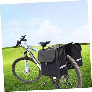 Resistente al agua doble bicicleta trasera bolsa alforjas asiento trasero paquete ciclismo equipaje Accesorios - Product Image 6