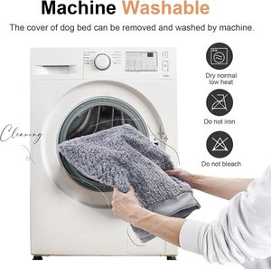 Wasserdichtes, modernes orthopädisches Hundebett mit abnehmbarem Bezug, Memory-Schaum, XL, waschbar, mit erhöhtem Rand, für große Hunde mit Gelenk-Arthritis - Product Image 2