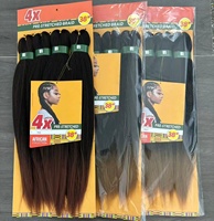Prix d'usine – Cheveux à tresser pré-étirés de 38 pouces, aspect naturel, résistants à la chaleur, type Yaki, adaptés aux femmes de tous âges