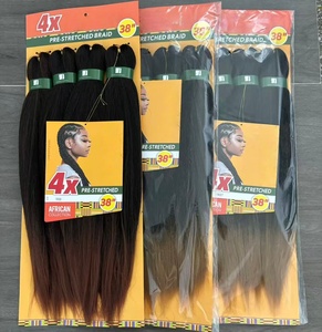 Factory Price 38Inch 4X Pre-stretched <strong>Braiding</strong> <strong>Hair</strong> Looks Natural Heat Resistant Crochet YakiHair Suitable for Women of <strong>All</strong> Ages - Product Image 2