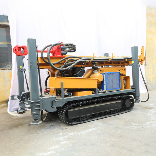 600M Large DTH Water Well Machine Wheeled Portable Heavy Deep Quick Discharge Deep Water Well Drilling Rig