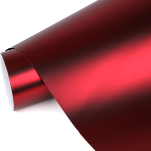 Phim dán đổi màu xe hơi chất lượng cao màu đỏ La Mã kim loại, phim trang trí thân xe - Product Image 2