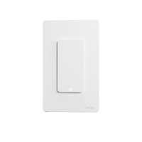 Interrupteur intelligent Wi-Fi version US 1 canal avec fil neutre sortant, contrôle à distance via l'application Tuya, compatible avec Alexa et Google Home