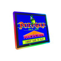 Monitor de pantalla táctil de iluminación LED con interfaz USB RS232 de 19 pulgadas para sala de juegos
