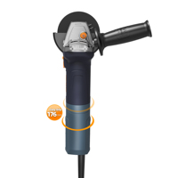 Meuleuse d'angle sans balais 220V AC à vitesse Variable 100mm/125mm