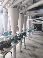 Moulin à farine de blé électrique à rouleaux avec purificateur et tamiseur, moteur inclus, 380V 15.1kW, garantie 2 ans