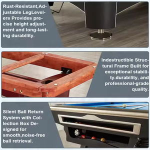 Hot Bán Hiện Đại Tác Động Chịu Mài Mòn 8 Ft 9 Ft 8 Bóng Bội Thu Hồ Bơi Bảng Snooker Bảng Cho Câu Lạc Bộ Và Trung Tâm Mua Sắm - Product Image 4