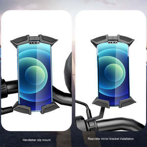 Support de Téléphone Portable pour Vélo, Support de Téléphone pour Voiture, Support de Téléphone Portable Portable en Plastique ABS pour Vélo - Product Image 6