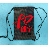 Sac à cordon personnalisé avec logo promotionnel, sac à dos sport en polyester 100D pour la gym, les événements professionnels et les cadeaux