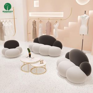 Moontree Nordic <span class=keywords><strong>Web</strong></span> Light Luxury Celebrity Sofá Tienda <span class=keywords><strong>de</strong></span> manicura Salón <span class=keywords><strong>de</strong></span> belleza Recepción Sofá Simple Tienda <span class=keywords><strong>de</strong></span> ropa moderna Sofá - Product Image 5