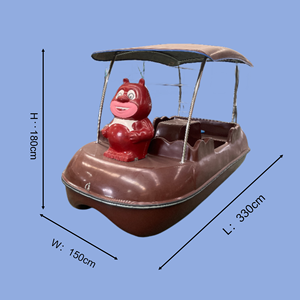 CEYU di alta qualità 4-persona motoscafo simpatico cartone animato pedalò barca con motore Paddle Foot per la pesca in laghi o mari - Product Image 2