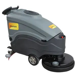 Electric Walk Behind Auto Floor Scrubber 20 Inch Cleaning Path