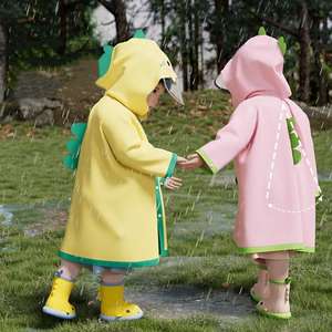 مجموعة أحذية معطف واق من المطر برسوم كرتونية لطيفة للأطفال ملابس خارجية مضادة للماء للتخييم المدرسي للاستخدام الخارجي للأولاد GirlsCustomizableLogo - Product Image 6