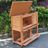 Animal cobayes canard poules pondeuses volaille en bois lapin lapin poulet couches cages nid coop clapier maison boîtes