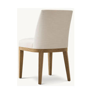 Modern Comfortable Armless <b>Upholstery</b> Dining Chair for Home & Hotel for Villa & Restaurant Fabric Material - Product Image 6