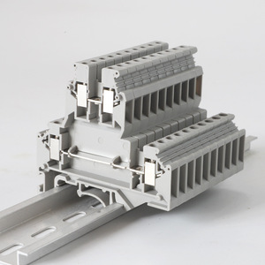 Ukkb5 ô tô dây nối Din Rail gắn hai lớp kép 24-12 AWG 2P 32A 500V vít khối thiết bị đầu cuối cho 2P 32A 500V - Product Image 3