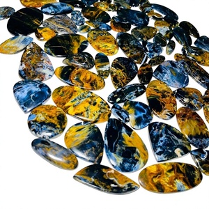 Cabochon de pierre précieuse naturelle multi-pietersite de qualité supérieure, multicolore, pour bijoux, FAIJAN GEMS, évaluation tierce partie - Product Image 1