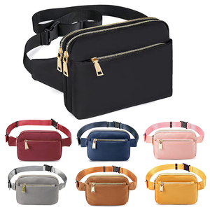 Vente en gros de sac banane unisexe multi-poches avec logo personnalisé, ceinture étanche, sac à fermeture éclair pour randonnée, cyclisme, décontracté - Product Image 5