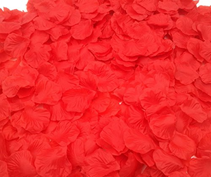 Pétales de rose artificiels en tissu polyester, vente chaude OEM, pour décoration de mariage et de fête - Product Image 5
