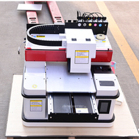 Hybrid Ukuran Kecil Mini Desktop Label Digital Telepon Case Botol Kartu A3 A4 A5 3360 Mesin Inkjet Flatbed Printer UV